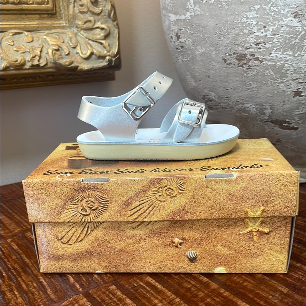 Sun-San Salt Water Sandals (Silver)